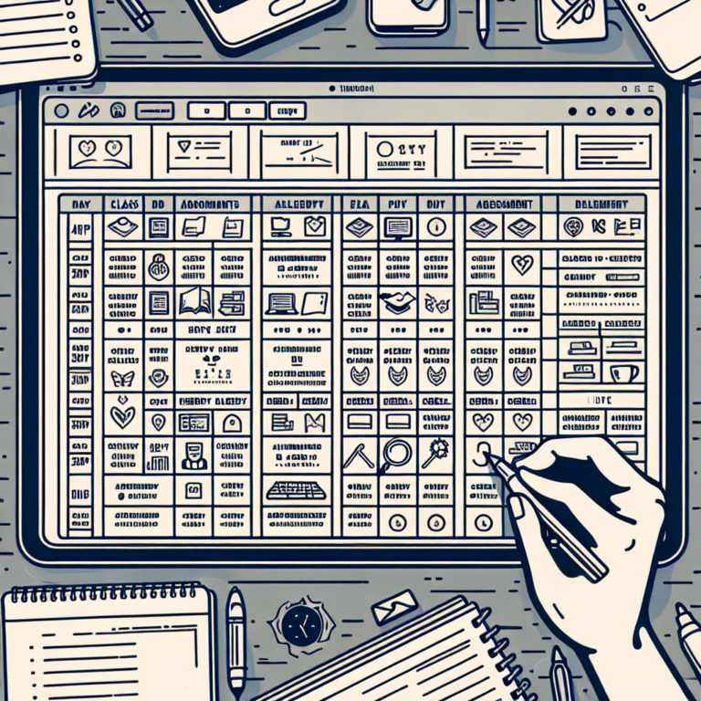 Organize Your University Schedule Using Notion