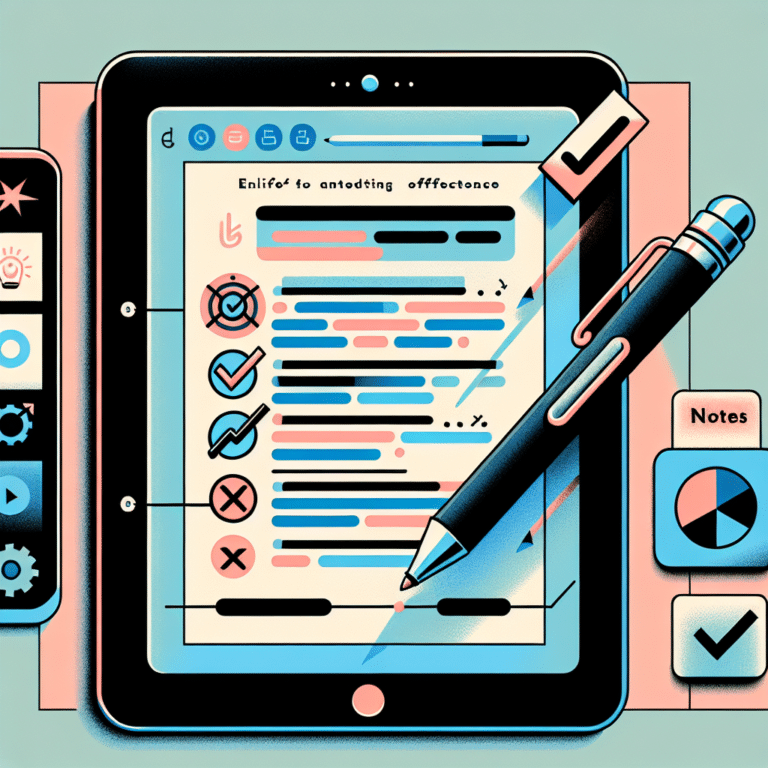 Effective PDF Annotation Using GoodNotes