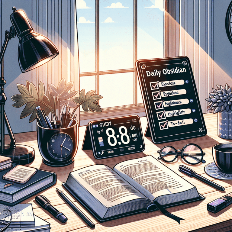 Daily Obsidian Study Routine